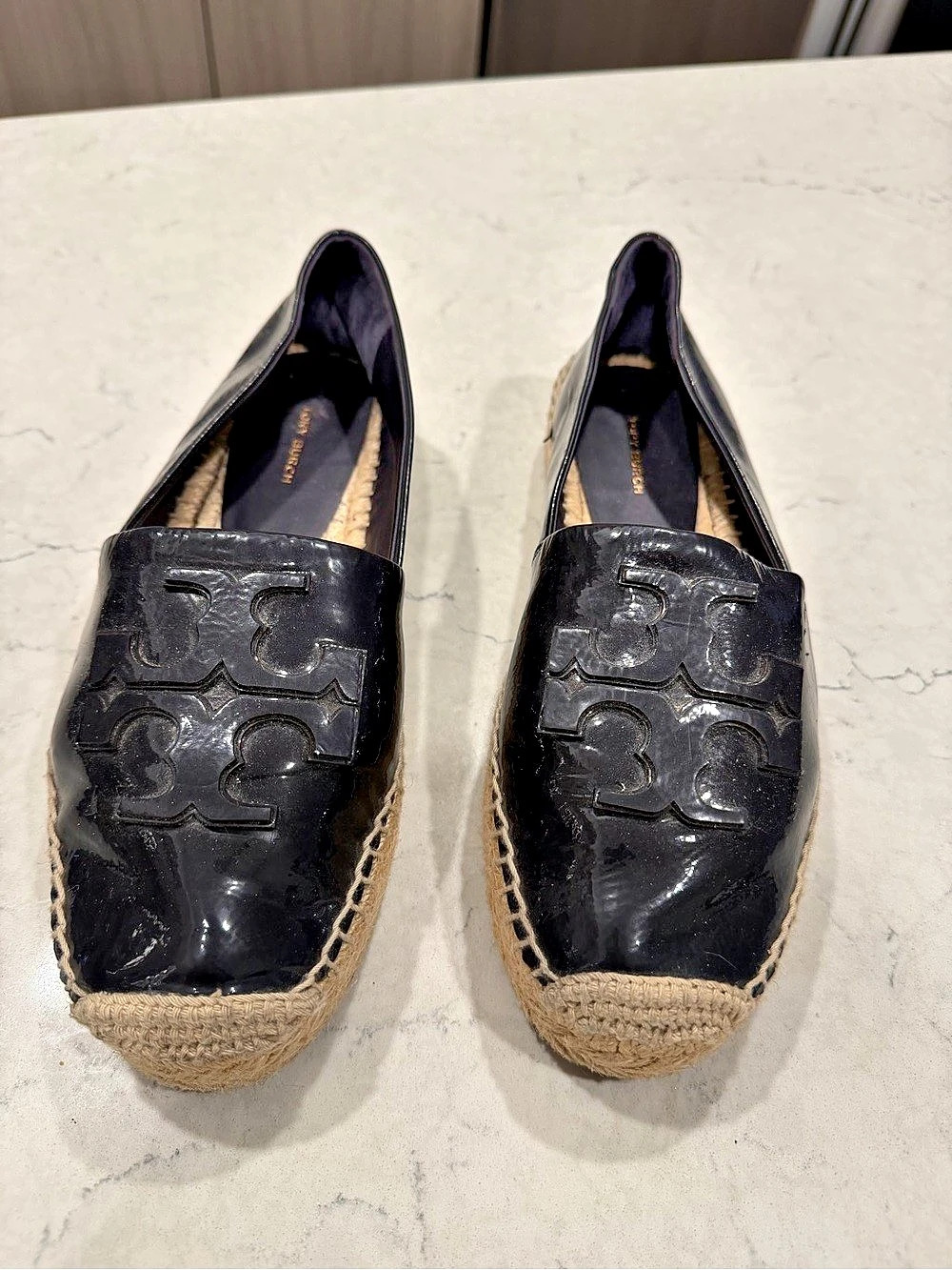Tory Burch Ines Espadrille Flat Black Espadrille Flats